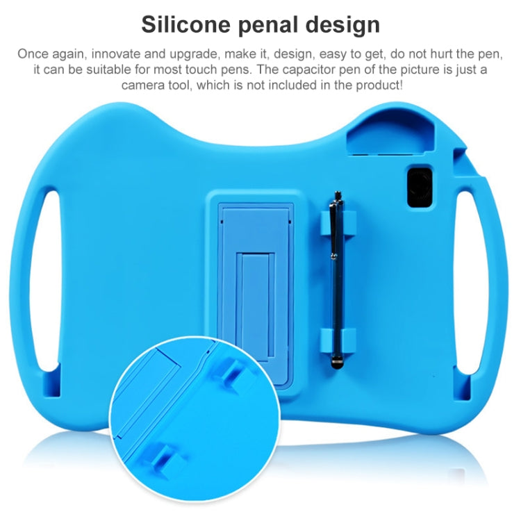 For Alcatel 3T 10 2020 Silicone Shockproof Protective Tablet Case(Blue)