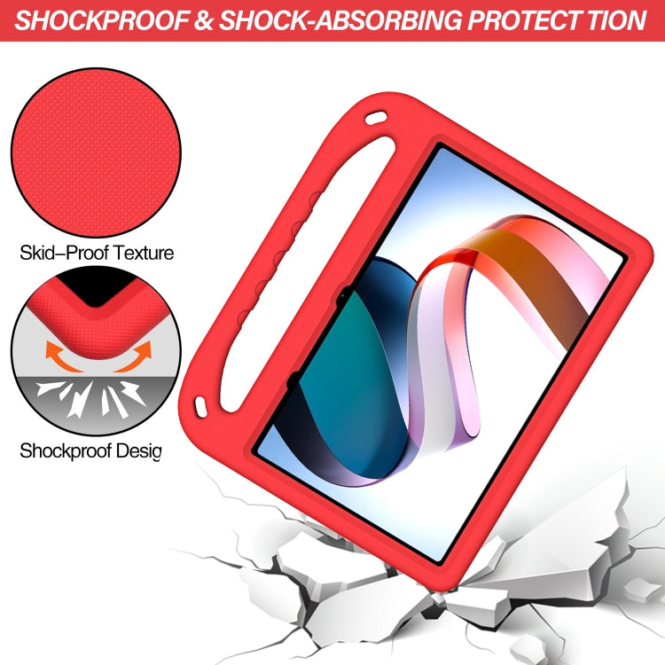 For Xiaomi Redmi Pad 10.61 Handle Portable EVA Shockproof Tablet Case(Red)