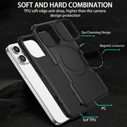For Samsung Galaxy S23+ 5G MagSafe Shockproof Armor Phone Case(Black)