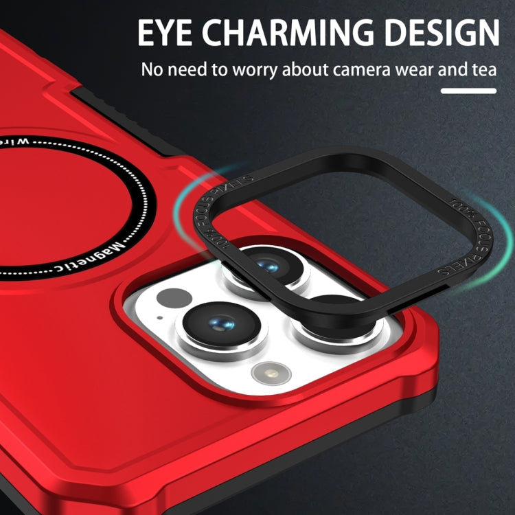 For Samsung Galaxy S20 FE MagSafe Shockproof Armor Phone Case(Red)