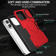 For Samsung Galaxy S20 FE MagSafe Shockproof Armor Phone Case(Red)