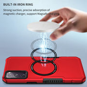 For Samsung Galaxy S20 FE MagSafe Shockproof Armor Phone Case(Red)
