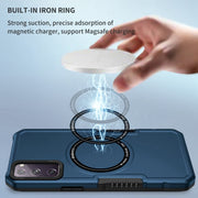 For Samsung Galaxy S20 FE MagSafe Shockproof Armor Phone Case(Dark Blue)