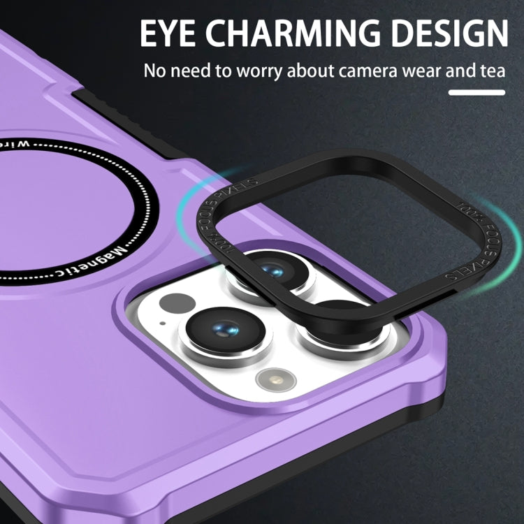 For Samsung Galaxy S20 FE MagSafe Shockproof Armor Phone Case(Purple)
