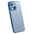 For iPhone 14 SULADA Electroplating Frosted All-inclusive TPU Phone Case(Blue) - iPhone 14 Cases by SULADA | Online Shopping South Africa | PMC TechLife | Buy Now Pay Later Mobicred