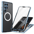 For Samsung Galaxy S22 Ultra 5G Lens Protector MagSafe Double Sided Magnetic Phone Case (Blue) - Galaxy S22 Ultra 5G Cases by PMC TechLife | Online Shopping South Africa | PMC TechLife