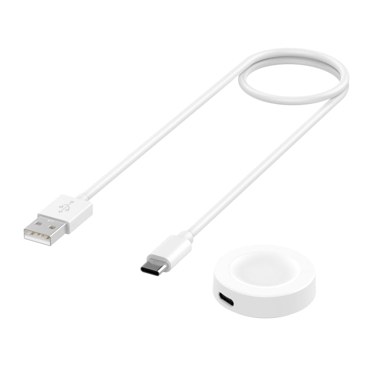 Smart Watch Magnetic Charging Cable, Length: 1m, Split Version(White)
