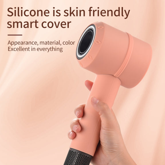 Hair Drier Shockproof Silicone Protective Case for Dyson(Midnight Blue)