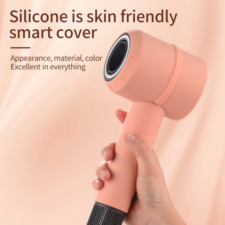 Hair Drier Shockproof Silicone Protective Case for Dyson(Pink)