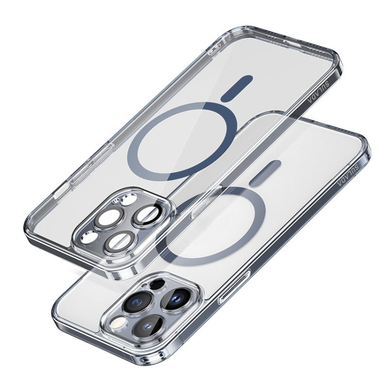 For iPhone 14 Pro SULADA Jingpin Series All-inclusive Lens Electroplated TPU Phone Case(Blue)
