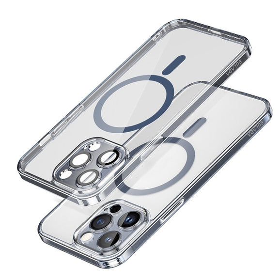 For iPhone 14 Pro SULADA Jingpin Series All-inclusive Lens Electroplated TPU Phone Case(Blue)