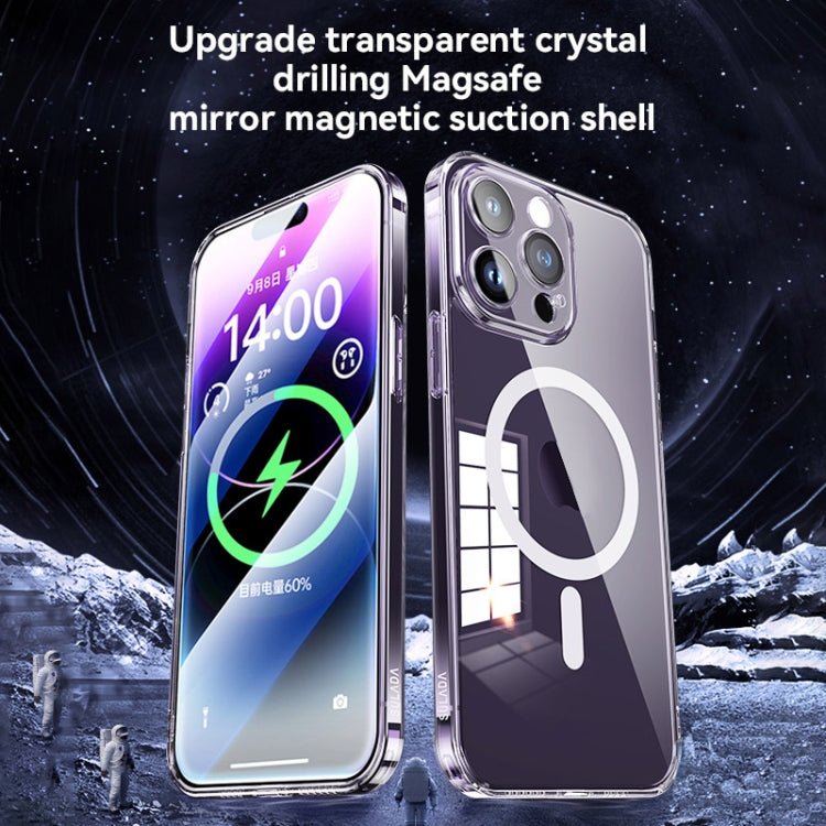 For iPhone 14 Pro Max SULADA Jingpin Series All-inclusive Lens Electroplated TPU Phone Case(Blue)