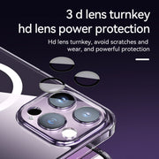 For iPhone 14 Pro Max SULADA Jingpin Series All-inclusive Lens Electroplated TPU Phone Case(Blue)