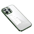 For iPhone 14 Pro Max SULADA Shine Through Series Plating TPU Transparent Phone Protective Case(Green) - iPhone 14 Pro Max Cases by SULADA | Online Shopping South Africa | PMC TechLife | Buy Now Pay Later Mobicred