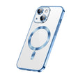 For iPhone 13 SULADA Plating TPU Shockproof Phone Soft Case(Blue) - iPhone 13 Cases by SULADA | Online Shopping South Africa | PMC TechLife