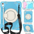 For iPad 2025 / 2022 360 Rotation PC+Silicone Tablet Case(Sky Blue) - iPad 2025 / 2022 Cases by PMC TechLife | Online Shopping South Africa | PMC TechLife | Buy Now Pay Later Mobicred