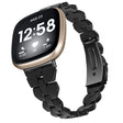 For Fitbit Versa 4 / Sense 2 Universal Rhombus Resin Watch Band(Black) - free shipping - PMC TechLife - Order now!