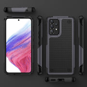 For Samsung Galaxy A53 5G PC + TPU Shockproof Protective Phone Case(Grey+Black)