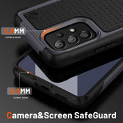 For Samsung Galaxy A53 5G PC + TPU Shockproof Protective Phone Case(Grey+Black)