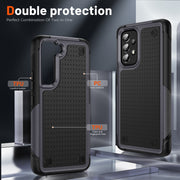 For Samsung Galaxy A53 5G PC + TPU Shockproof Protective Phone Case(Grey+Black)