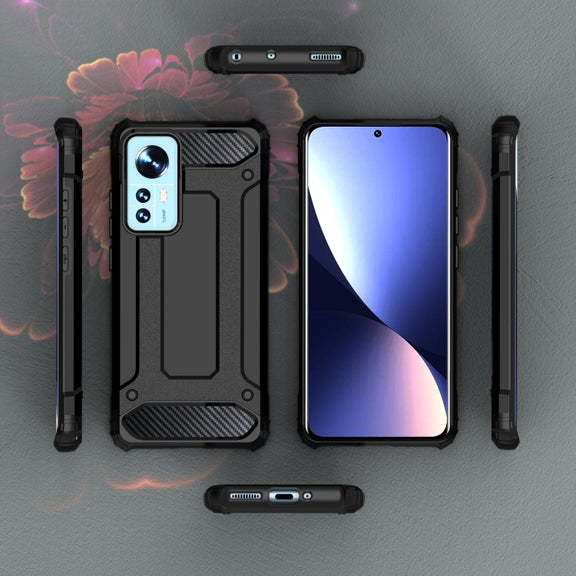 For Xiaomi 12 / 12X Magic Armor TPU + PC Combination Phone Case(Red)