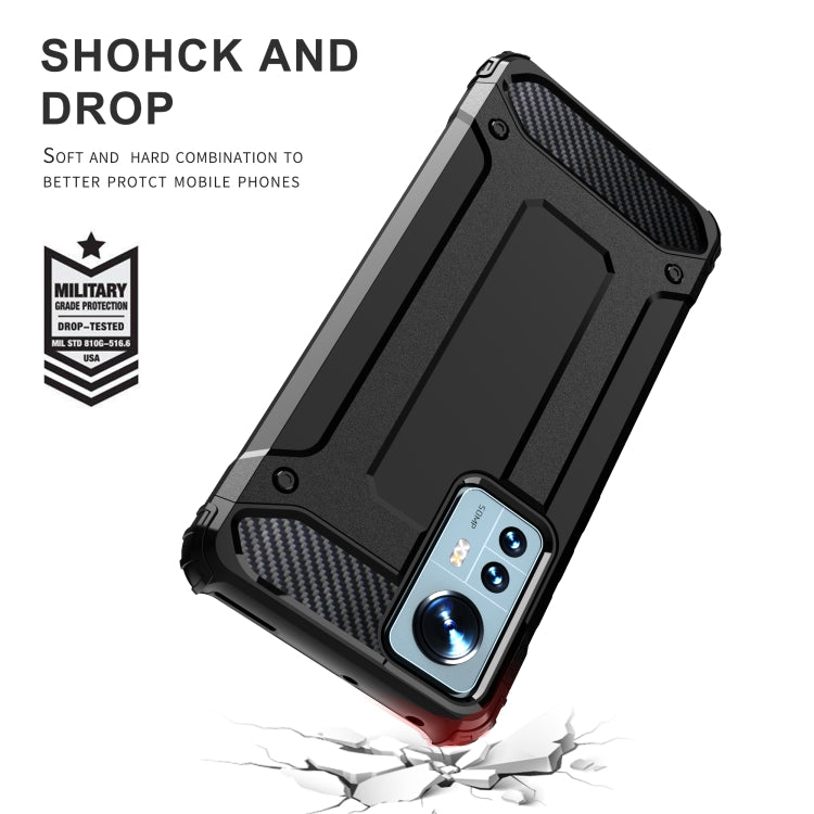 For Xiaomi 12 / 12X Magic Armor TPU + PC Combination Phone Case(Red)