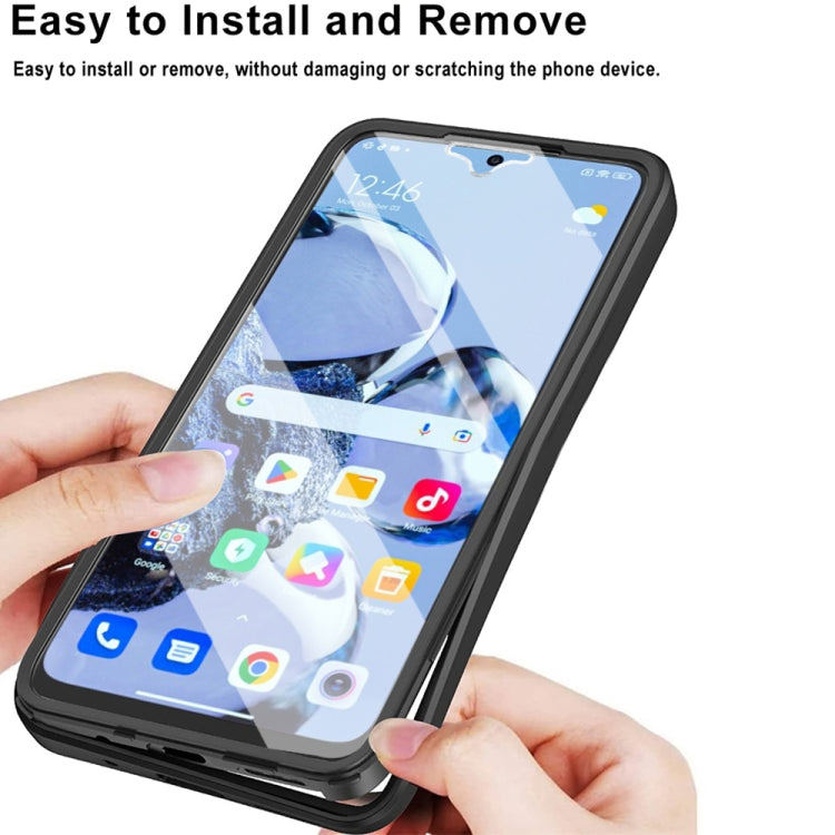 For Xiaomi 12T / 12T Pro 360 Degrees Full Coverage Phone Case(Black)