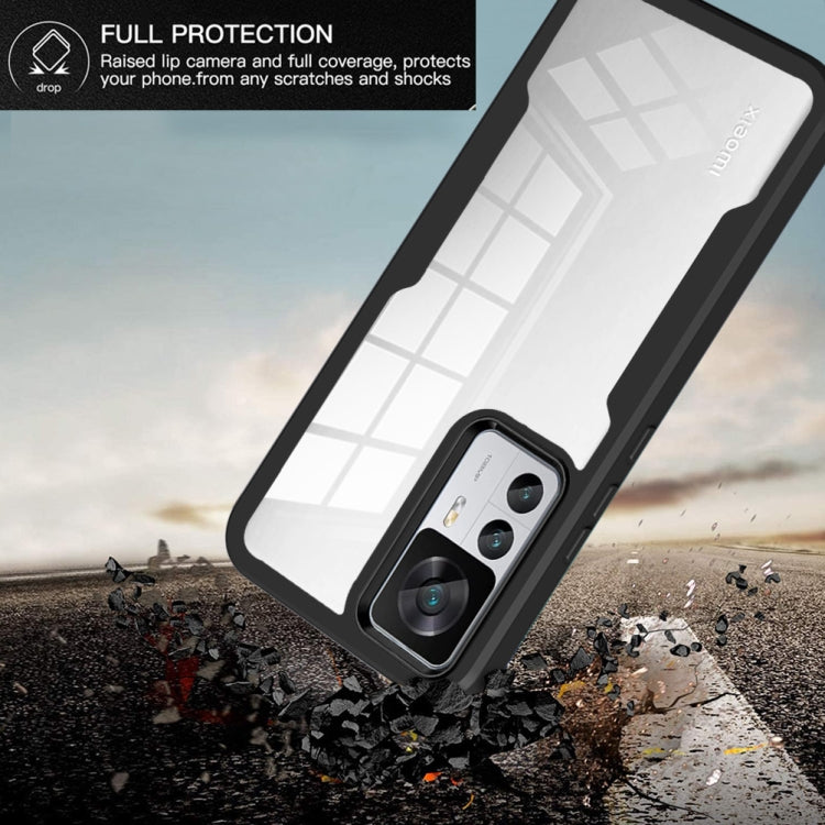 For Xiaomi 12T / 12T Pro 360 Degrees Full Coverage Phone Case(Black)