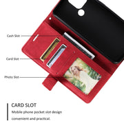 For Xiaomi Redmi A1+ Skin Feel Splicing Leather Phone Case(Red)