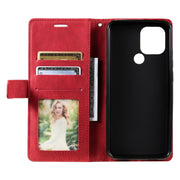 For Xiaomi Redmi A1+ Skin Feel Splicing Leather Phone Case(Red)