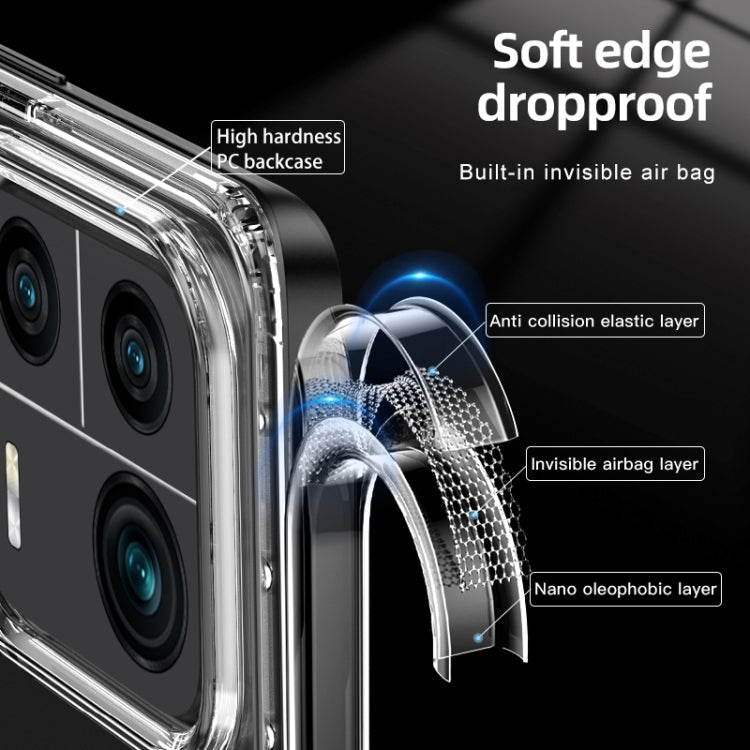 For Xiaomi 13 Pro Armor Clear TPU Hard PC Phone Case(Clear)