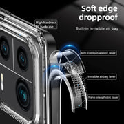 For Xiaomi 13 Pro Armor Clear TPU Hard PC Phone Case(Clear)