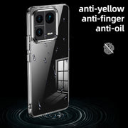 For Xiaomi 13 Pro Armor Clear TPU Hard PC Phone Case(Clear)