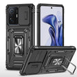 For Xiaomi 11T Armor PC + TPU Camera Shield Phone Case(Black) - free shipping - PMC TechLife - Order now!