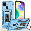 For Xiaomi Redmi 10C Armor PC + TPU Camera Shield Phone Case(Light Blue) - free shipping - PMC TechLife - Order now!