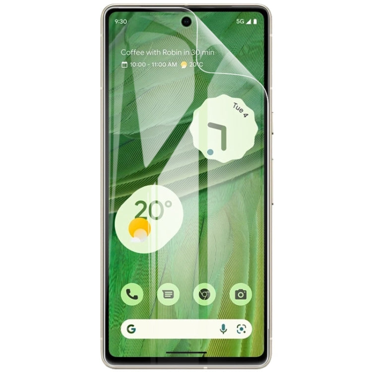 For Google Pixel 7 2pcs imak Curved Full Screen Hydrogel Film Front Protector