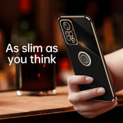 For Xiaomi Redmi Note 11 Pro 4G/5G Foreign XINLI Straight Edge 6D Electroplate TPU Phone Case with Ring Holder(Celestial Blue)