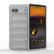 For Google Pixel 6a Magic Shield TPU + Flannel Phone Case(Grey) - Google Cases by PMC TechLife | Online Shopping South Africa | PMC TechLife | Buy Now Pay Later Mobicred