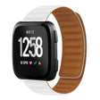 For Fitbit Versa 4 / 3 / Sense 2 20mm Silicone Magnetic Watch Band(White) - free shipping - PMC TechLife - Order now!