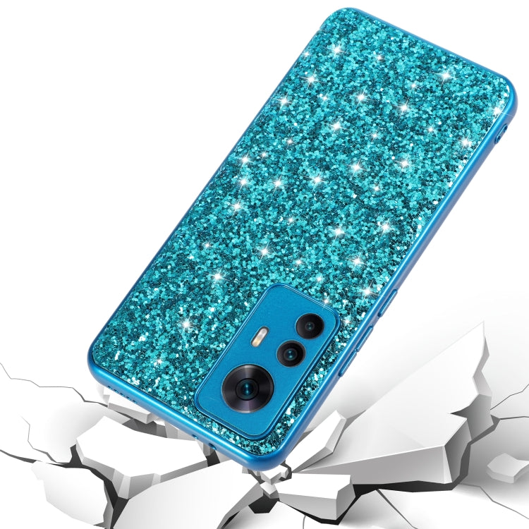 For Xiaomi 12T Pro Glitter Powder Shockproof TPU Protective Case(Silver)