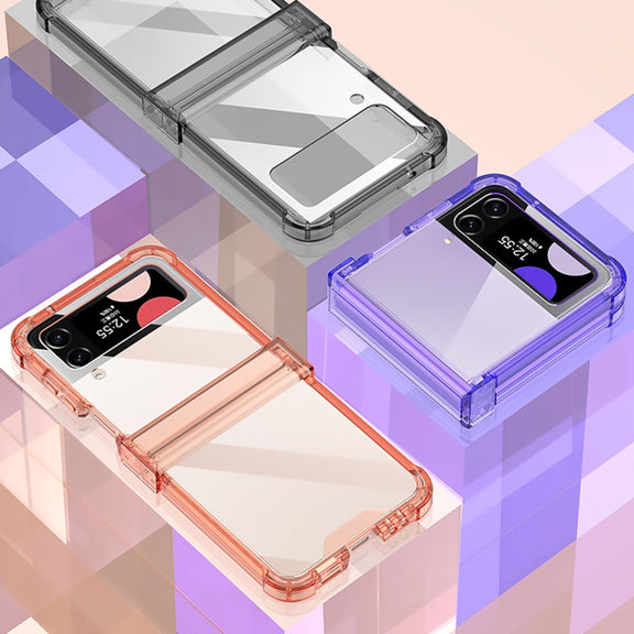 For Samsung Galaxy Z Flip4 GKK Airbag Hinge Shockproof Phone Case(Transparent)
