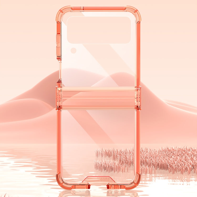 For Samsung Galaxy Z Flip4 GKK Airbag Hinge Shockproof Phone Case(Transparent)