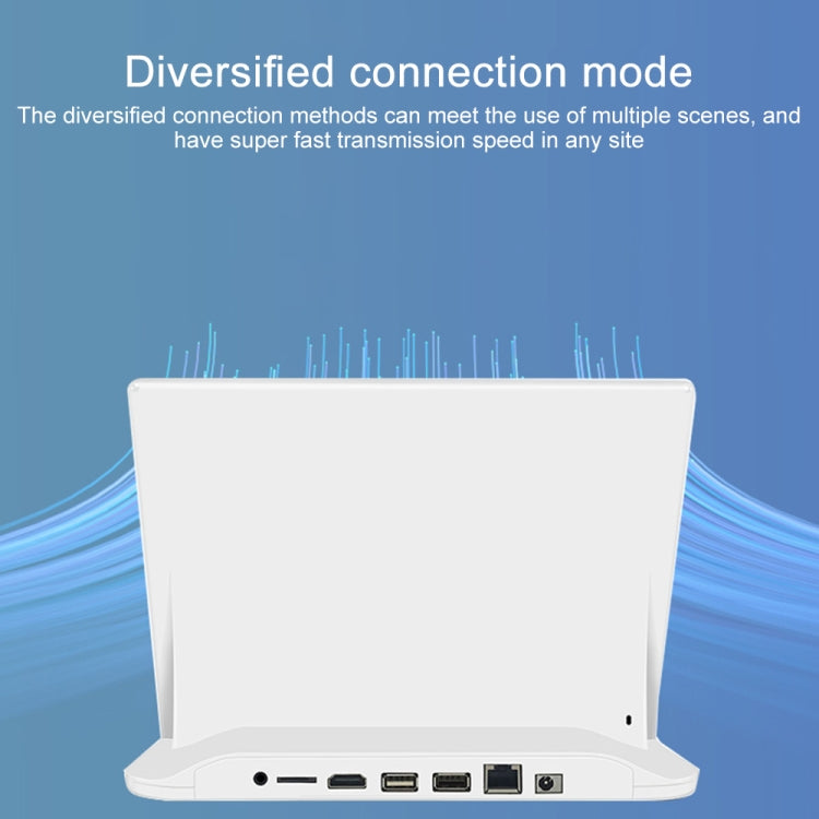 HSD1007A 10.1 inch Touch Screen All in One PC, RK3128 1GB+16GB Android 6.0, Plug:AU Plug(Black)