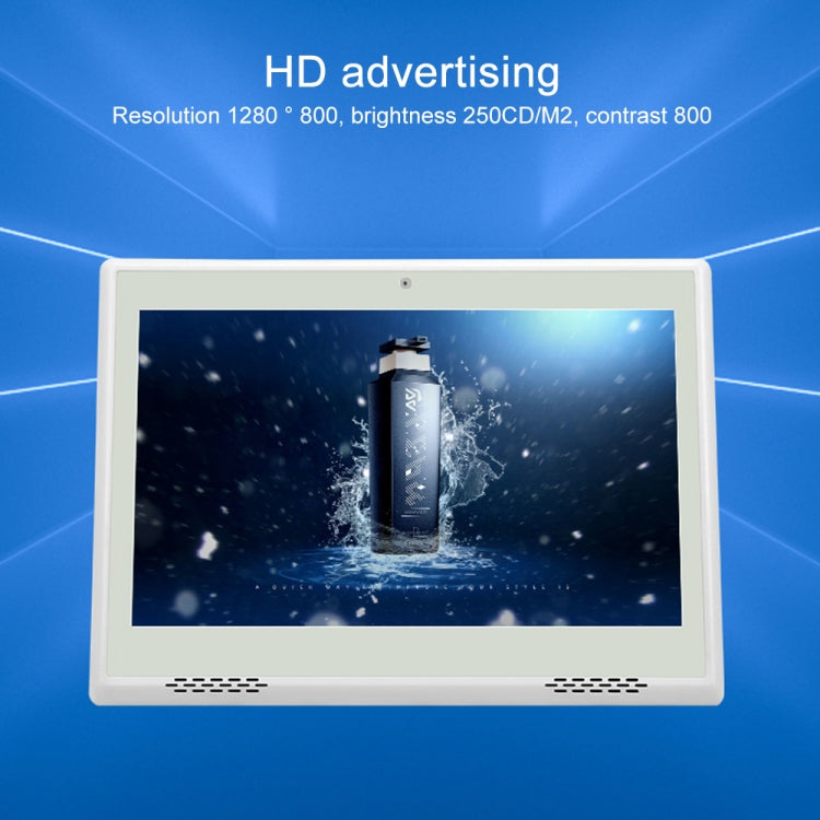 HSD1007A 10.1 inch Touch Screen All in One PC, RK3128 1GB+16GB Android 6.0, Plug:AU Plug(Black)