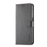 For Samsung Galaxy A54 5G LC.IMEEKE Calf Texture Leather Phone Case(Grey)