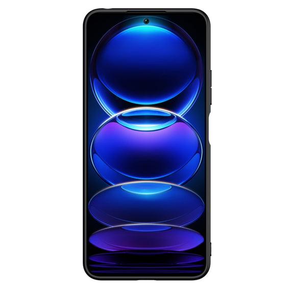 For Xiaomi Redmi Note 12 China NILLKIN Shockproof TPU + PC Textured Phone Case(Black)