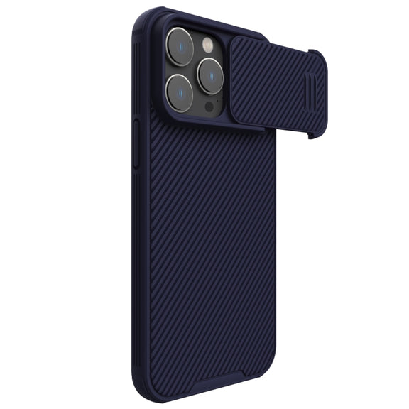 For iPhone 14 Pro Max NILLKIN CamShield S Magnetic Magsafe Case(Royal Blue)