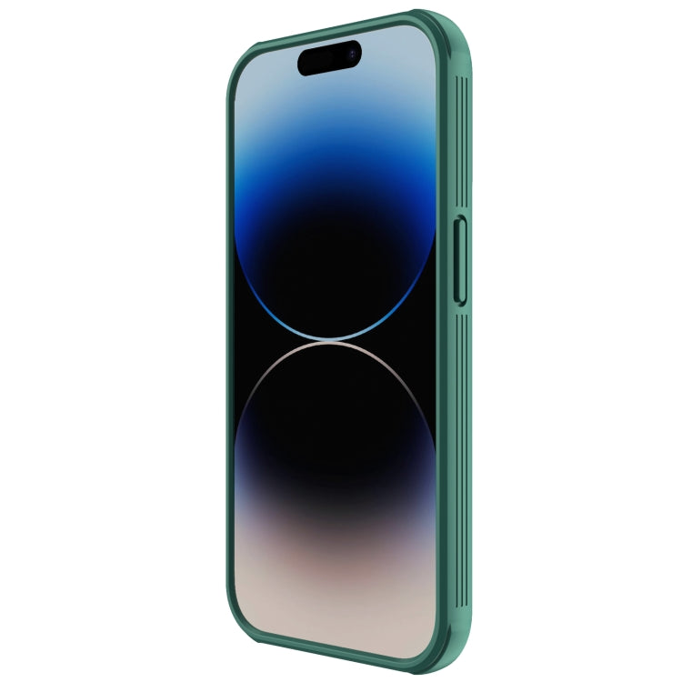 For iPhone 14 Pro Max NILLKIN CamShield S PC Phone Case(Green)