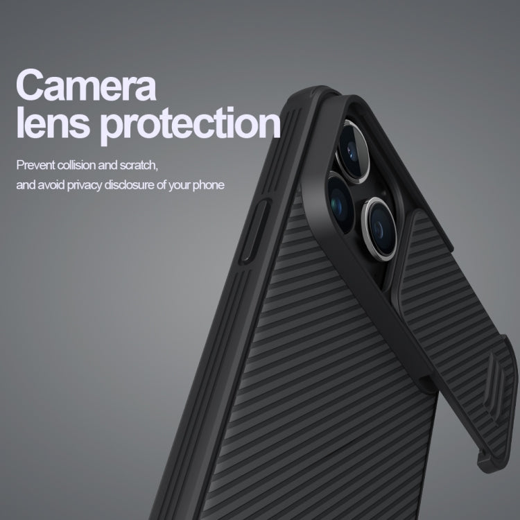 For iPhone 14 Pro Max NILLKIN CamShield S PC Phone Case(Green)