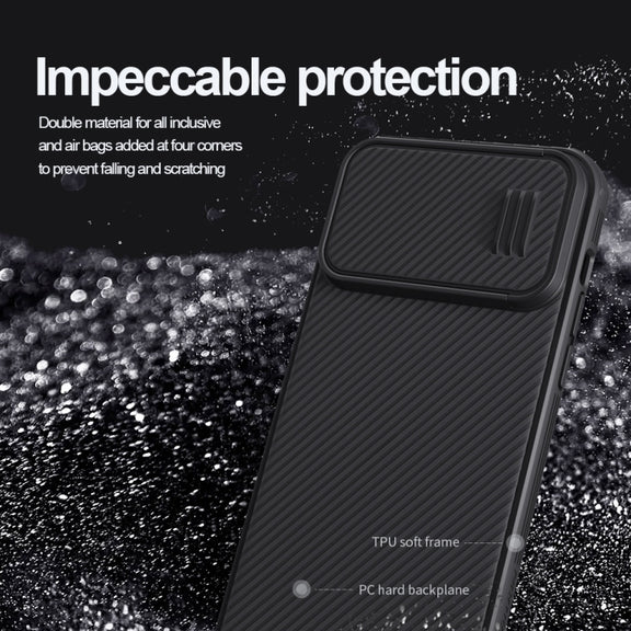 For iPhone 14 Pro Max NILLKIN CamShield S PC Phone Case(Green)